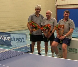 Foto: Jos, Maarten en Jan, weer kampioen!